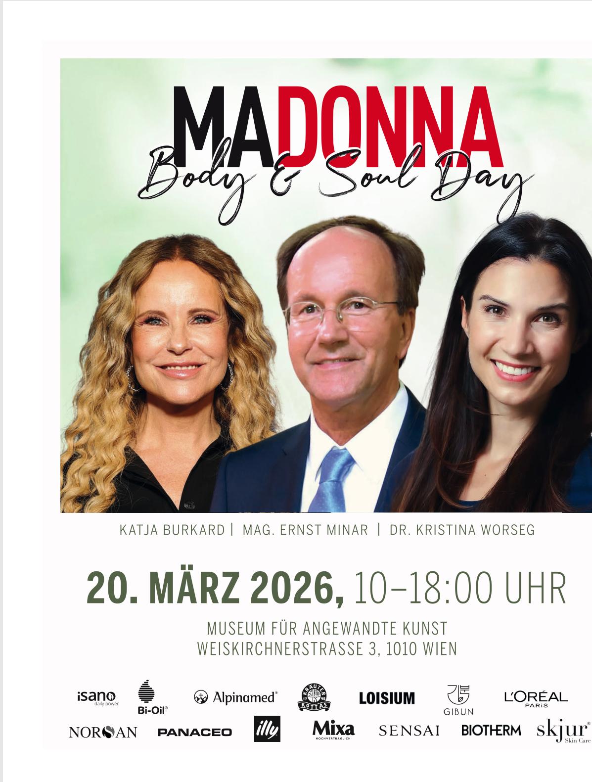 iSANO + MADONNA Body & Soul Day 20.03.2026
